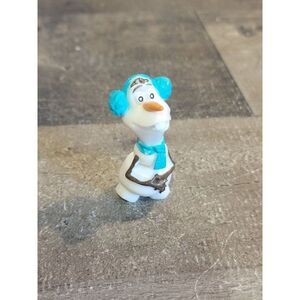 Frozen Disney Olaf blue earmuffs mini toy figure